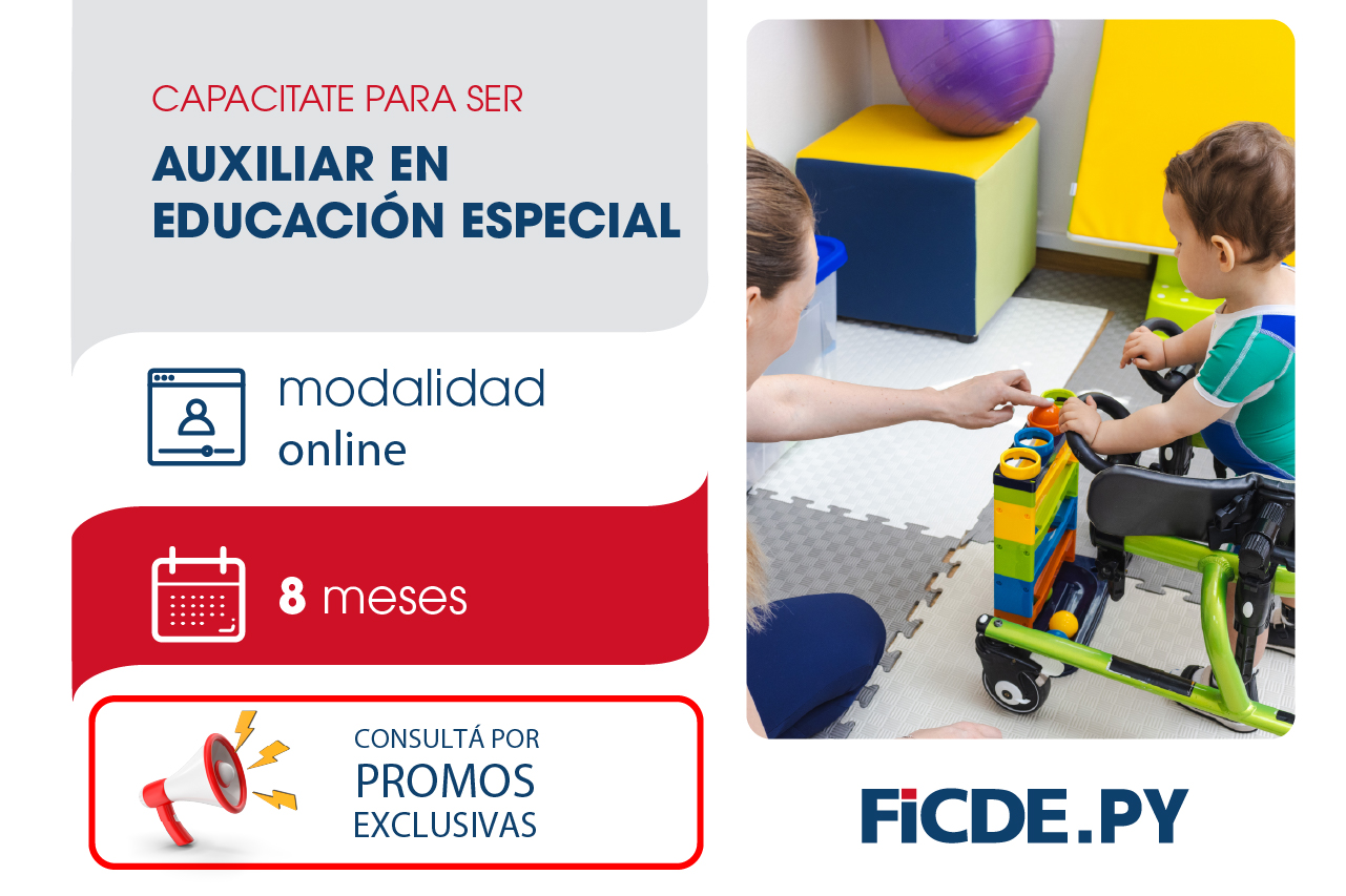 Certificate como Auxiliar de Educación Especial – Online