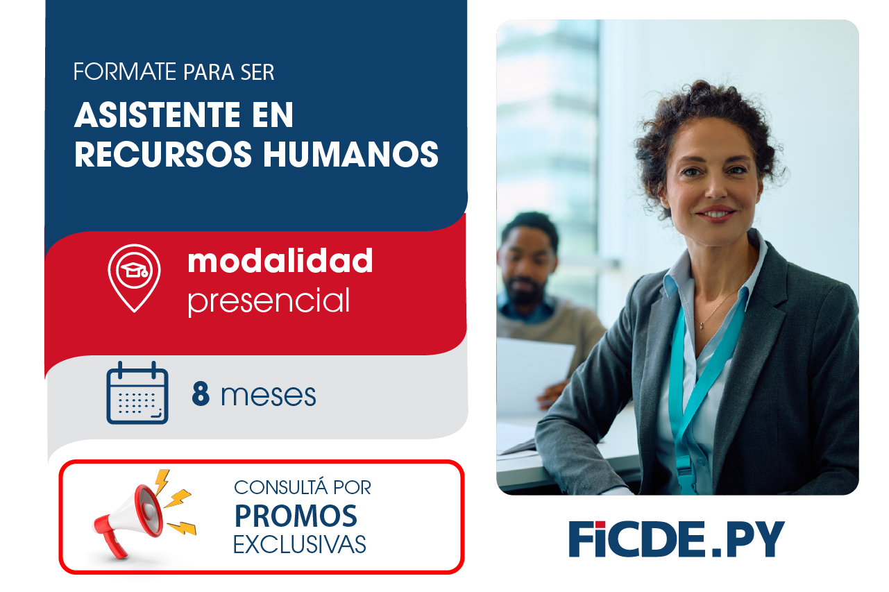 Formate para ser Asistente de Recursos Humanos – Presencial