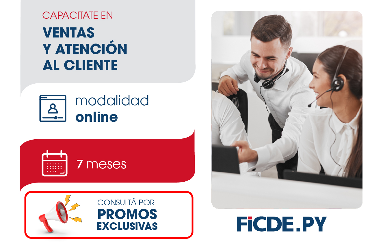 Curso de Ventas y Atención al Cliente – Online