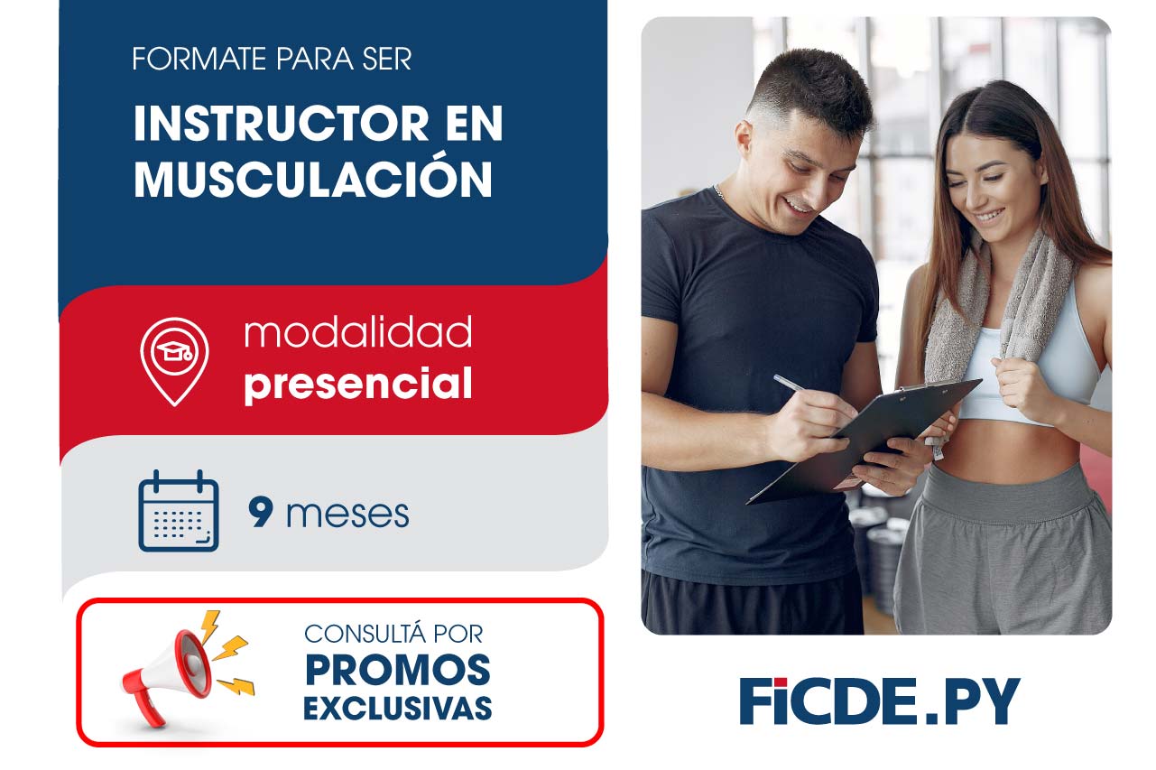 Convertite en Personal Trainer – Instructor en musculación – Presencial
