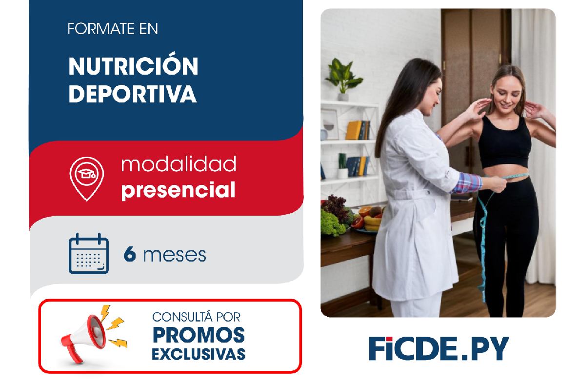 Formate en Nutrición Deportiva – Presencial