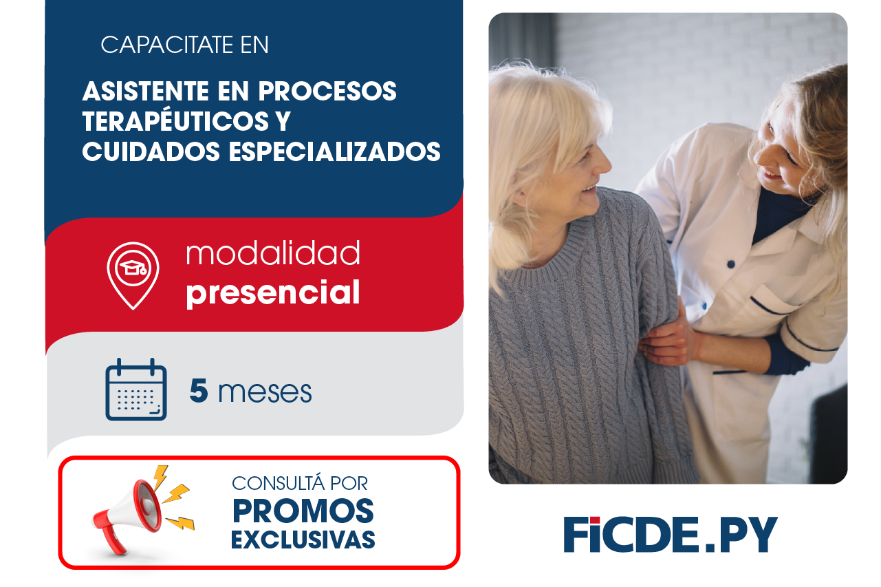 Asistente en Procesos Terapéuticos y Cuidados Especializados – Presencial