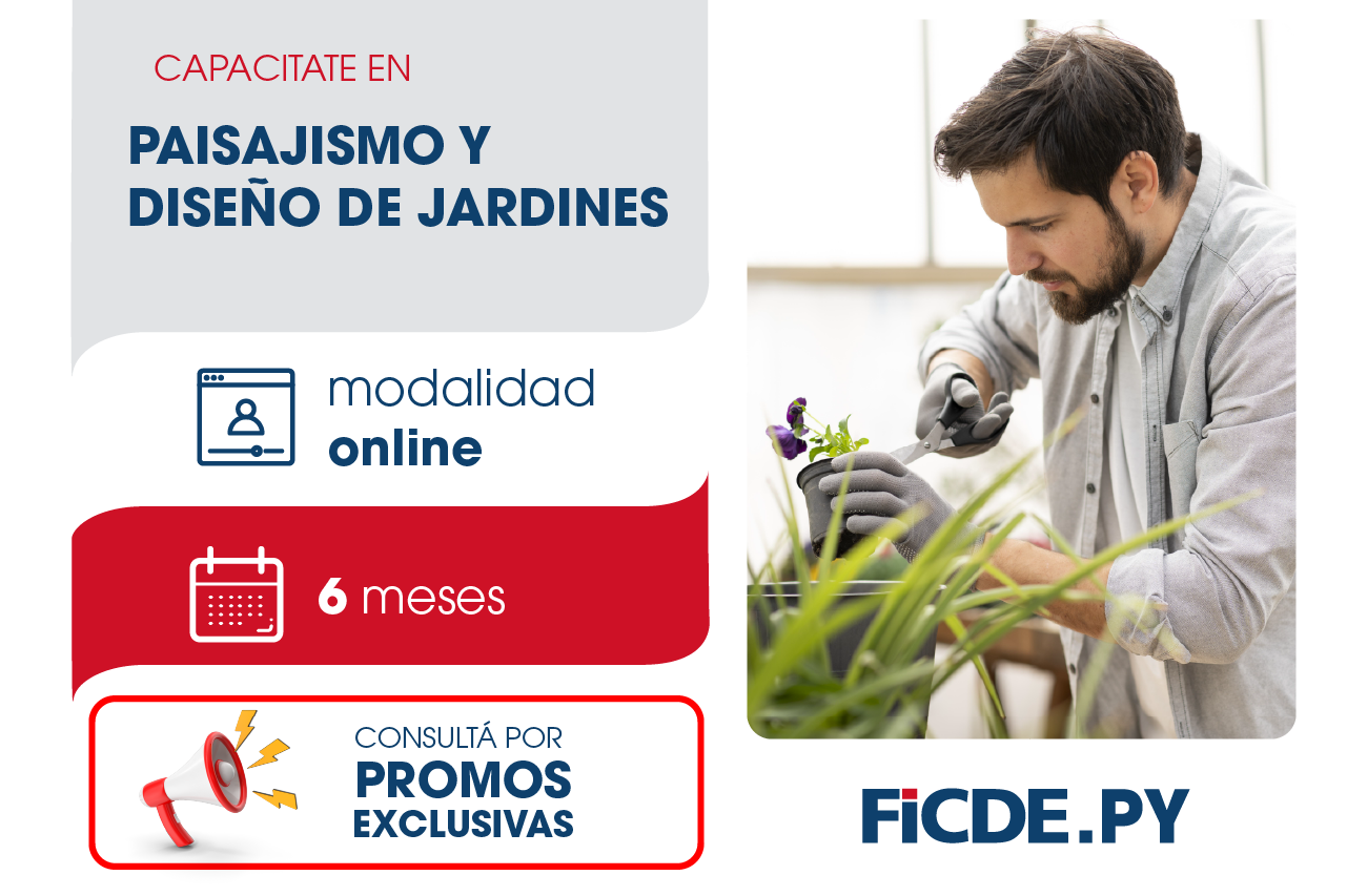 Capacitate en Paisajismo y Diseño de Jardines – Online