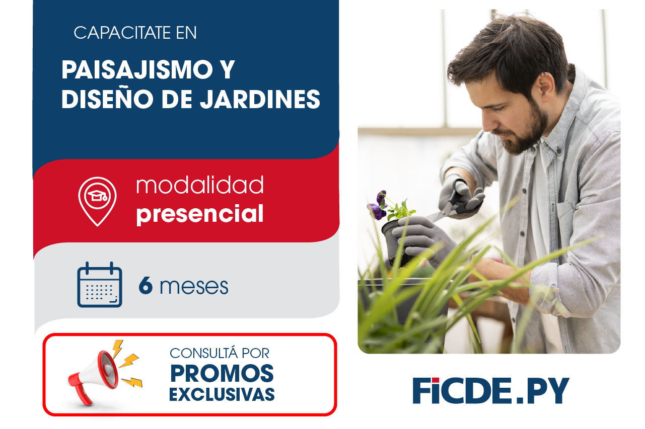 Capacitate en Paisajismo y Diseño de Jardines – Presencial