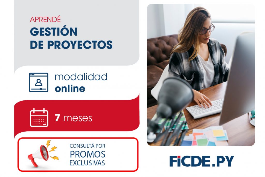 Curso de Gestión de Proyectos – Online – FICDE