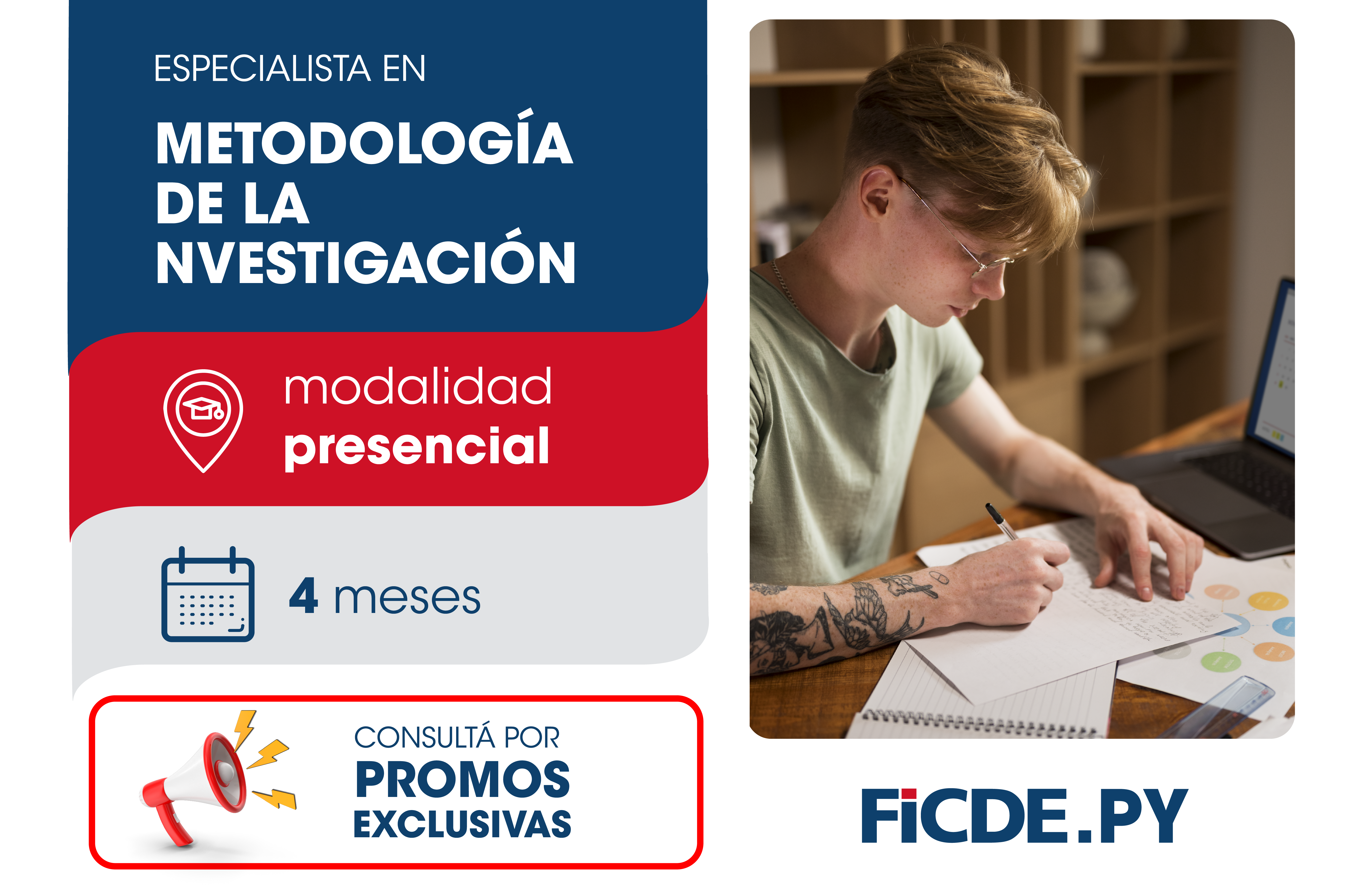 Especialista en Metodología de la Investigación – Presencial