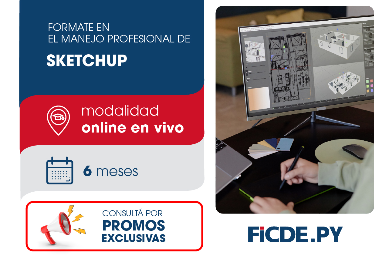 Curso de SketchUp – Modalidad Flex